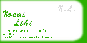 noemi lihi business card